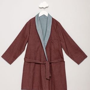 Reversible Chambray Robe